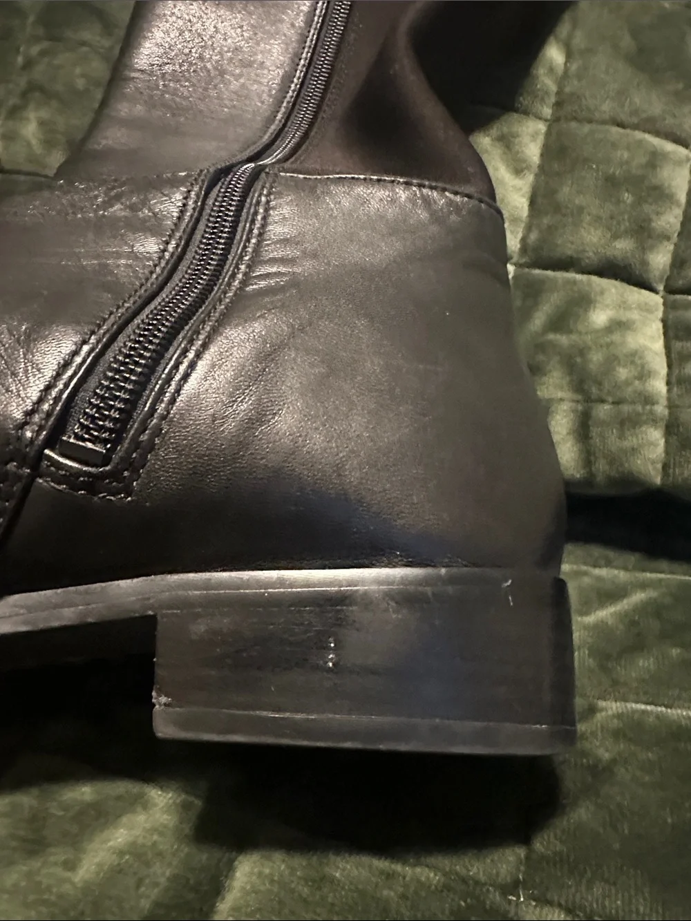 Michael Kors Black Leather & Stretch Over-the-Knee Boots